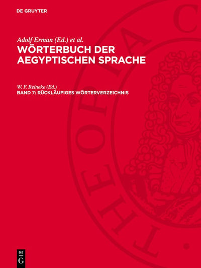 Cover image for Rückläufiges Wörterverzeichnis, isbn: 9783112730706