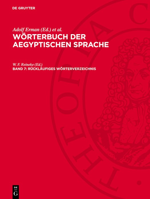 Cover image for Rückläufiges Wörterverzeichnis, isbn: 9783112730706
