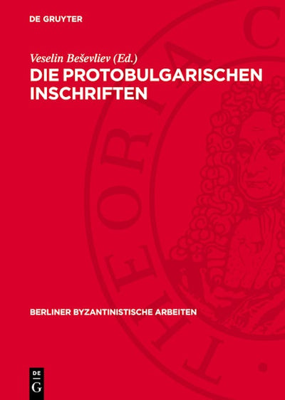 Die Protobulgarischen Inschriften