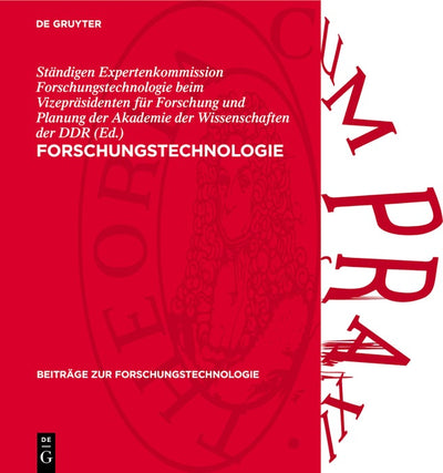 Cover image for Forschungstechnologie, isbn: 9783112736340