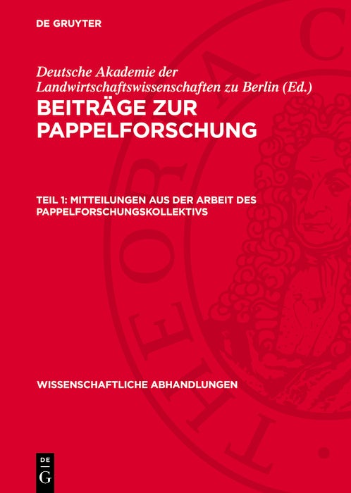 Cover image for Mitteilungen aus der Arbeit des Pappelforschungskollektivs, isbn: 9783112739549