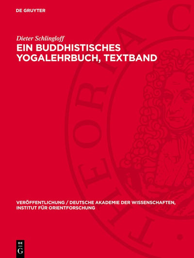 Cover image for Ein Buddhistisches Yogalehrbuch, Textband, isbn: 9783112740323