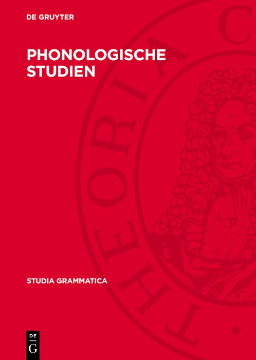 Cover image for Phonologische Studien, isbn: 9783112740804