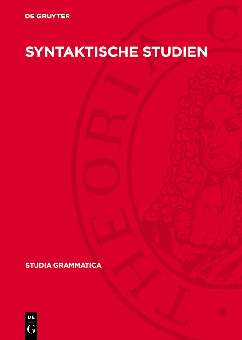 Cover image for Syntaktische Studien, isbn: 9783112740828