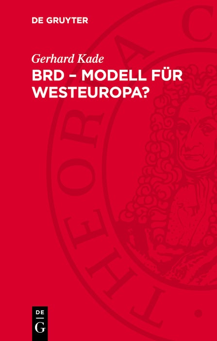 Cover image for BRD – Modell für Westeuropa?, isbn: 9783112740941