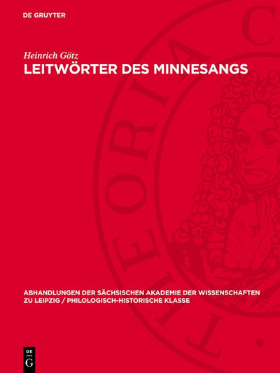 Cover image for Leitwörter des Minnesangs, isbn: 9783112741788