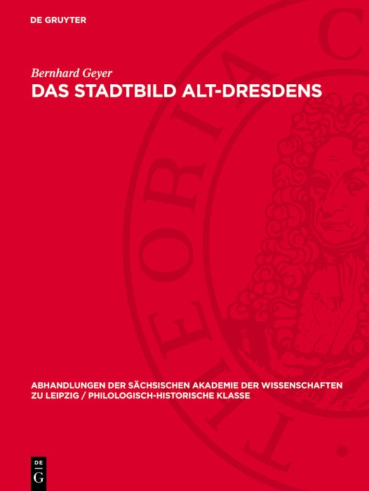 Cover image for Das Stadtbild Alt-Dresdens, isbn: 9783112741863