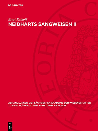 Cover image for Neidharts Sangweisen II, isbn: 9783112741962