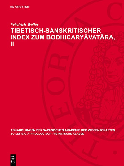 Cover image for Tibetisch-sanskritischer Index zum Bodhicaryāvatāra, II, isbn: 9783112742068