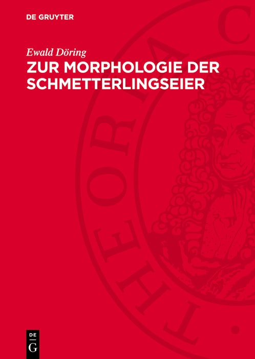 Cover image for Zur Morphologie der Schmetterlingseier, isbn: 9783112742143