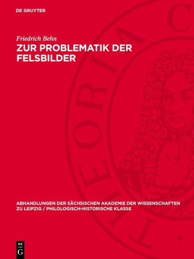 Cover image for Zur Problematik der Felsbilder, isbn: 9783112742785