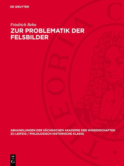 Cover image for Zur Problematik der Felsbilder, isbn: 9783112742785