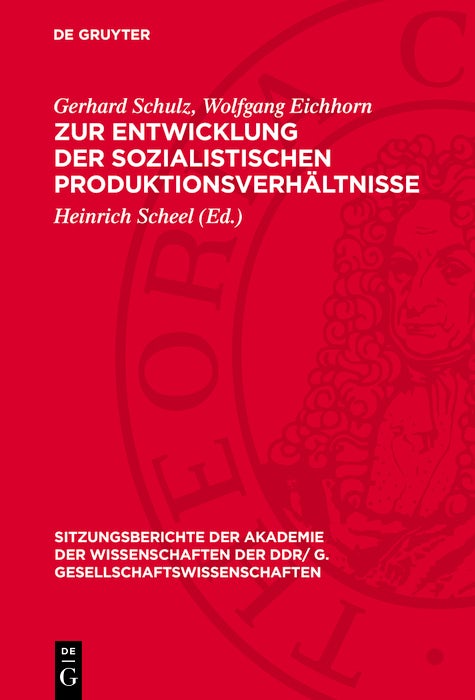 Cover image for Zur Entwicklung der sozialistischen Produktionsverhältnisse, isbn: 9783112743669