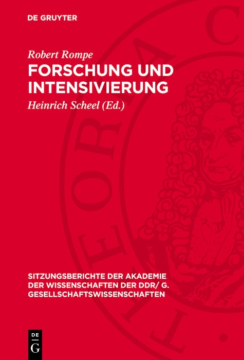 Cover image for Forschung und Intensivierung, isbn: 9783112743683