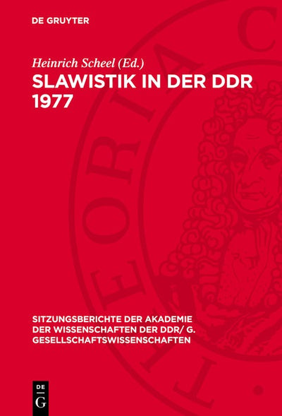 Cover image for Slawistik in der DDR 1977, isbn: 9783112743867