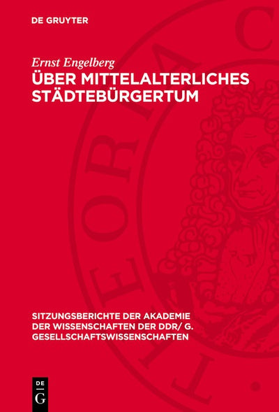 Cover image for Über mittelalterliches Städtebürgertum, isbn: 9783112744123