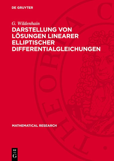 Cover image for Darstellung von Lösungen linearer elliptischer Differentialgleichungen, isbn: 9783112744765