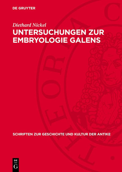 Cover image for Untersuchungen zur Embryologie Galens, isbn: 9783112744802