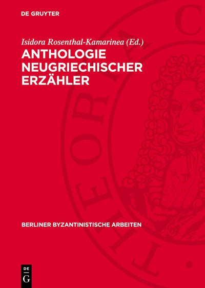 Cover image for Anthologie neugriechischer Erzähler, isbn: 9783112745021
