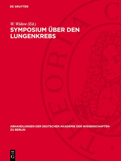 Cover image for Symposium über den Lungenkrebs, isbn: 9783112745229