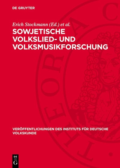 Cover image for Sowjetische Volkslied- und Volksmusikforschung, isbn: 9783112745427