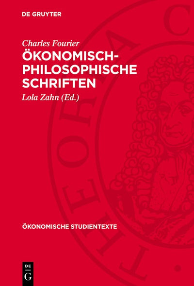 Cover image for Ökonomisch-philosophische Schriften, isbn: 9783112746028