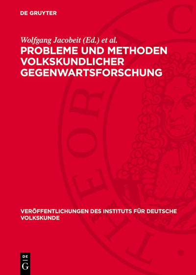 Cover image for Probleme und Methoden volkskundlicher Gegenwartsforschung, isbn: 9783112746301
