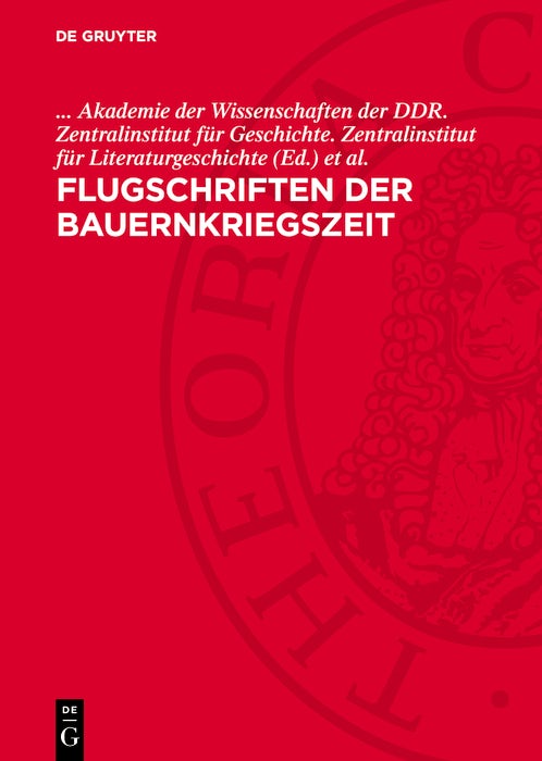 Cover image for Flugschriften der Bauernkriegszeit, isbn: 9783112746547
