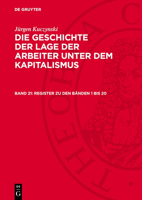 Cover image for Register zu den Bänden 1 bis 20, isbn: 9783112746660