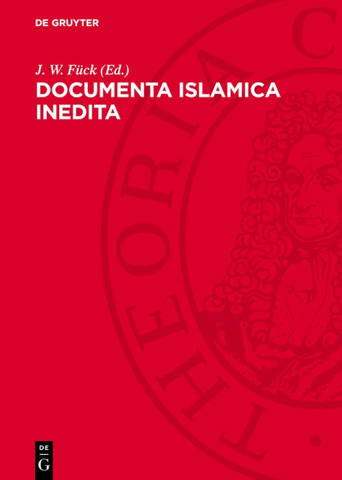 Cover image for Documenta islamica inedita, isbn: 9783112747445