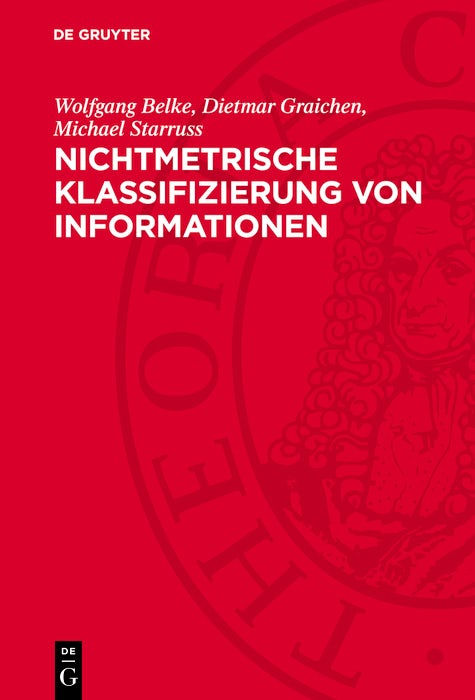 Cover image for Nichtmetrische Klassifizierung von Informationen, isbn: 9783112747520