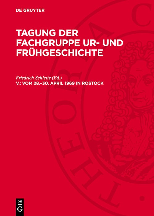 Cover image for vom 28.–30. April 1969 in Rostock, isbn: 9783112747544