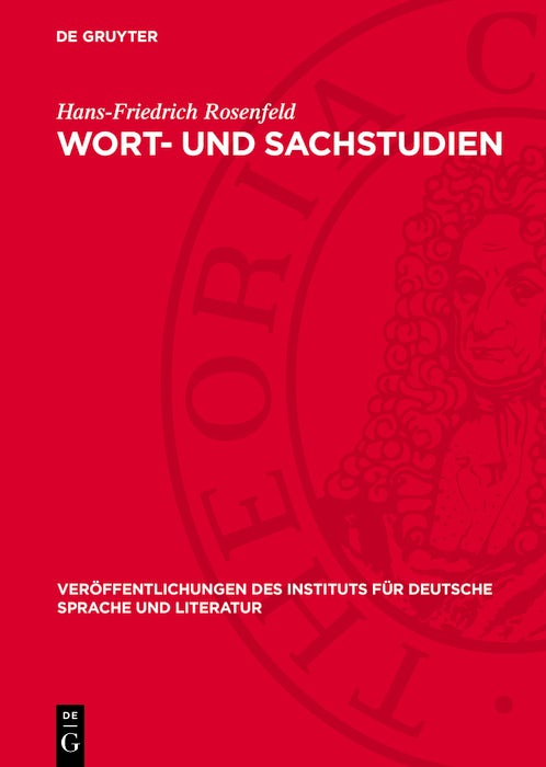 Cover image for Wort- und Sachstudien, isbn: 9783112748244