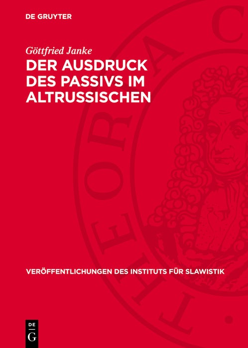 Der Ausdruck des Passivs im Altrussischen