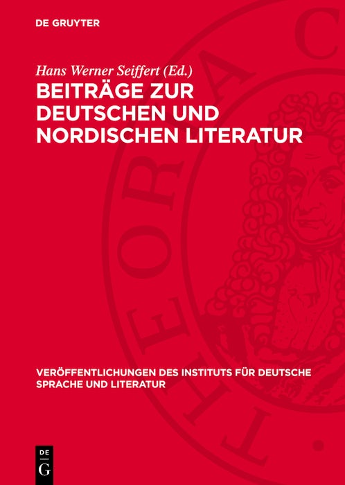 Cover image for Beiträge zur deutschen und nordischen Literatur, isbn: 9783112750025