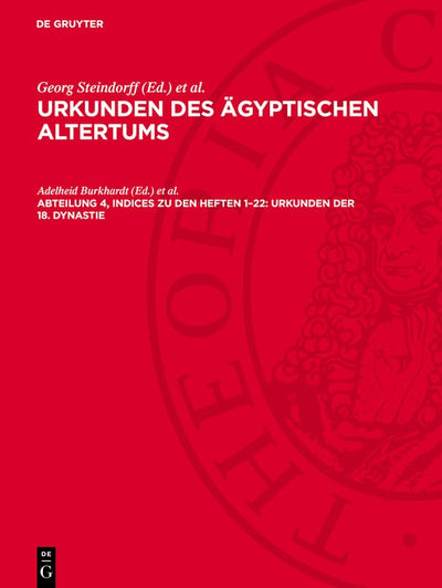 Cover image for Corrigenda zu den Heften 5–16, isbn: 9783112750384