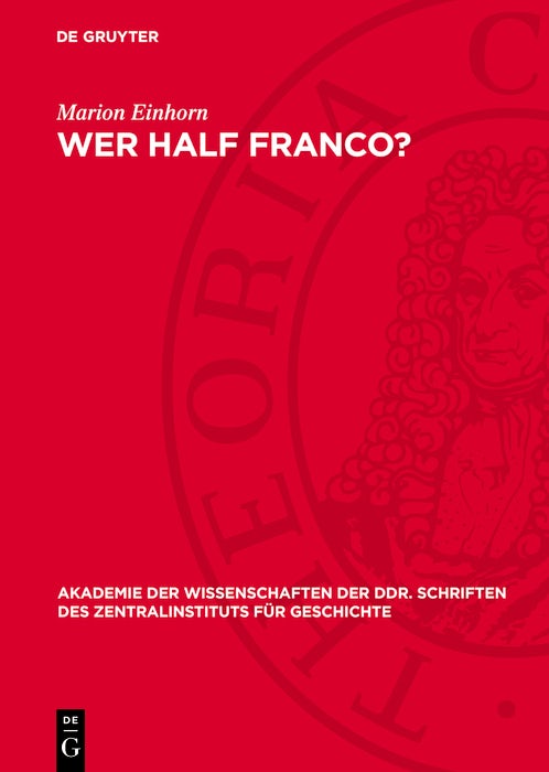 Cover image for Wer half Franco?, isbn: 9783112751084