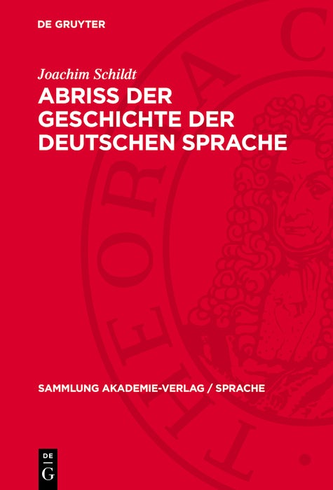 Book cover image for Abriss der Geschichte der deutschen Sprache ISBN: 9783112751503