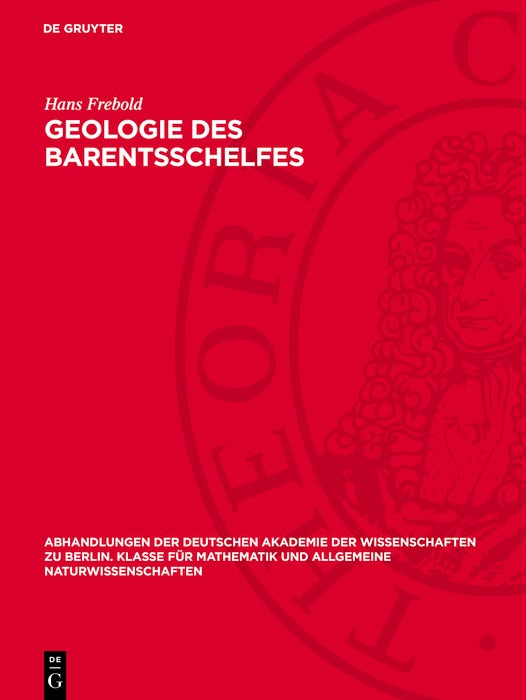 Cover image for Geologie des Barentsschelfes, isbn: 9783112751909