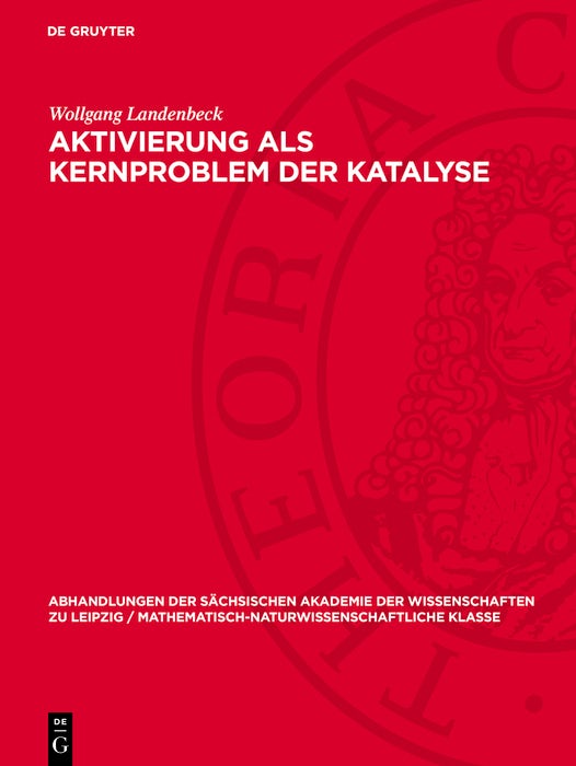 Cover image for Aktivierung als Kernproblem der Katalyse, isbn: 9783112755280