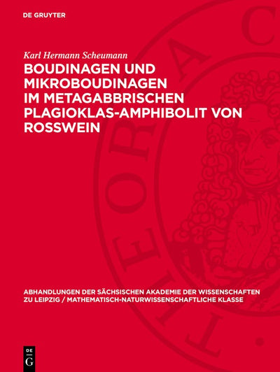 Cover image for Boudinagen und Mikroboudinagen im metagabbrischen Plagioklas-Amphibolit von Rosswein, isbn: 9783112755327