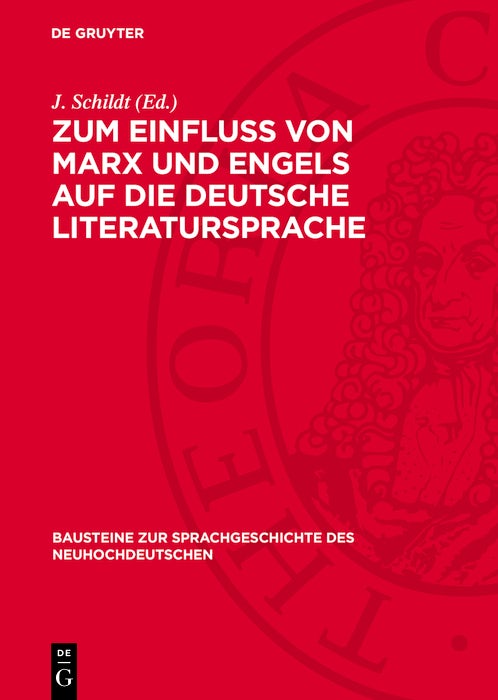 Cover image for Zum Einfluß von Marx und Engels auf die deutsche Literatursprache, isbn: 9783112756201