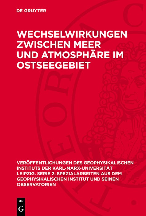 Cover image for Wechselwirkungen zwischen Meer und Atmosphäre im Ostseegebiet, isbn: 9783112756522