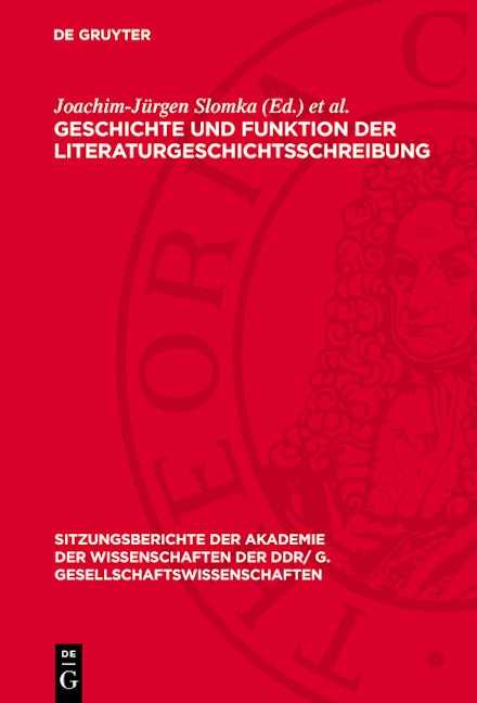 Geschichte und Funktion der Literaturgeschichtsschreibung