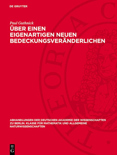 Über einen eigenartigen neuen Bedeckungsveränderlichen
