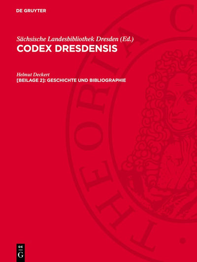 Cover image for Geschichte und Bibliographie, isbn: 9783112760802