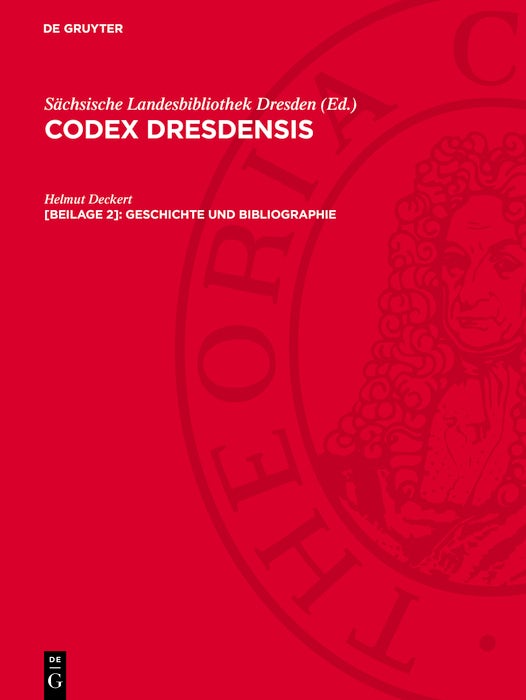 Cover image for Geschichte und Bibliographie, isbn: 9783112760802