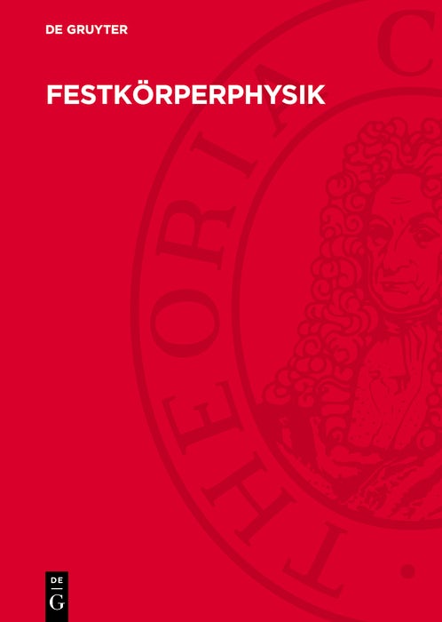 Cover image for Festkörperphysik, isbn: 9783112760840