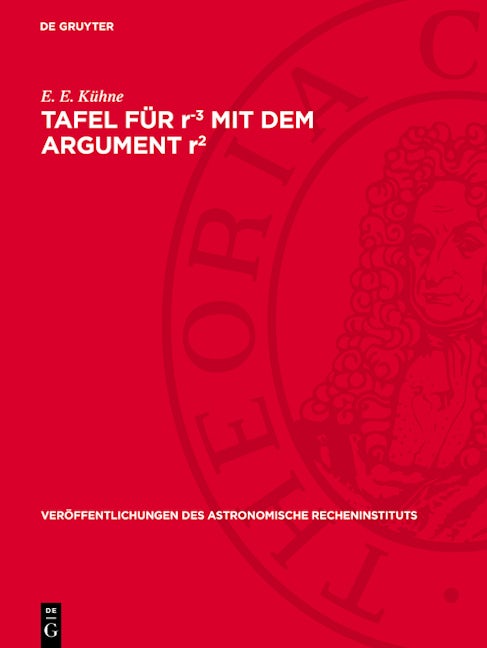 Tafel für r<sup>-3</sup> mit dem Argument r<sup>2</sup>