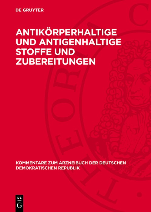 Cover image for Antikörperhaltige und antigenhaltige Stoffe und Zubereitungen, isbn: 9783112763384